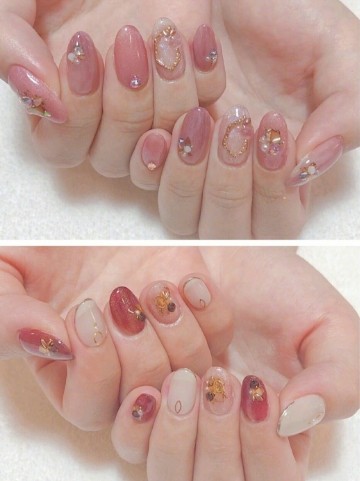 新娘美甲合集,让你做一个气质的新娘甲