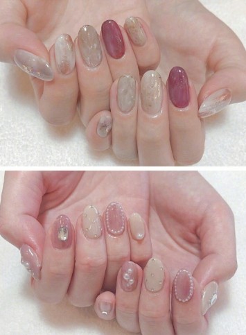 新娘美甲合集,让你做一个气质的新娘甲