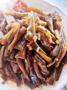 ​这道麻辣鲜美 滋补身体—凉拌海笋，看一遍就会