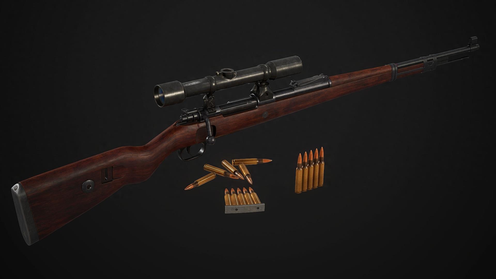 高清无码98K步枪大图,值得武器迷收藏