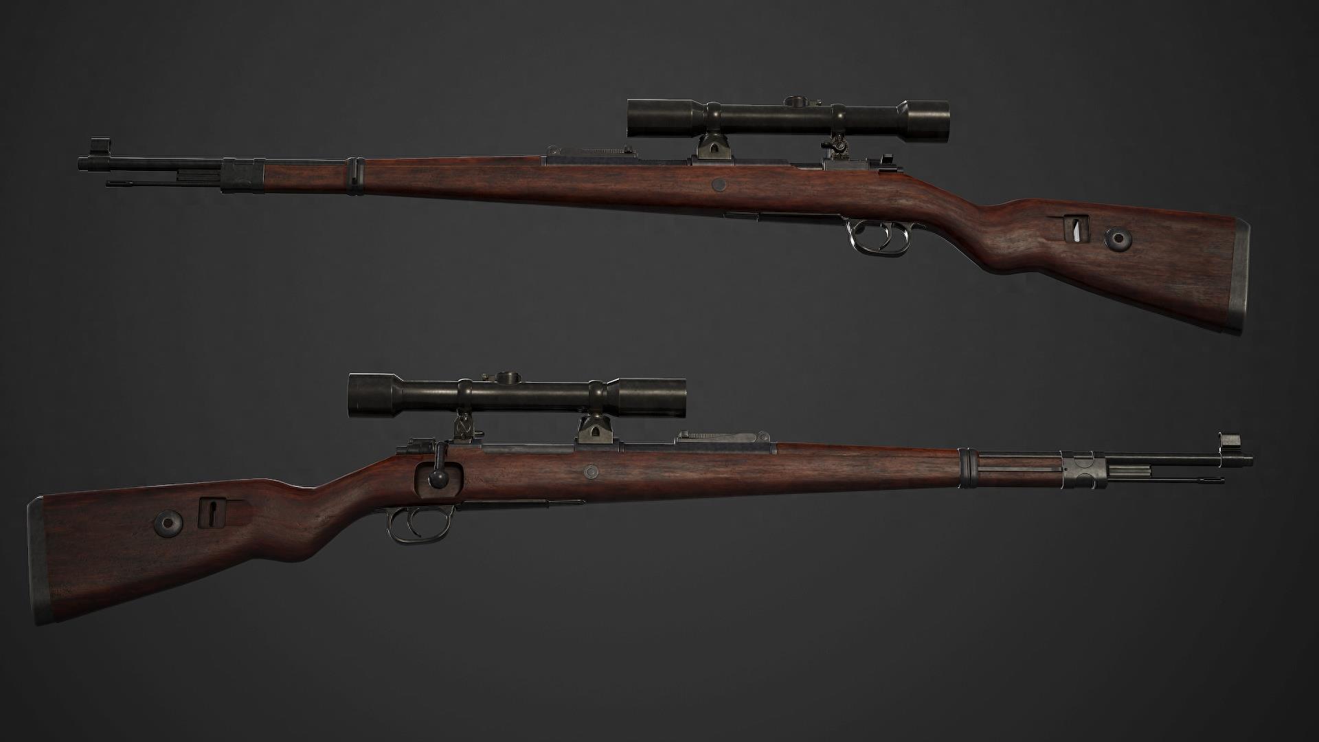 高清无码98K步枪大图,值得武器迷收藏