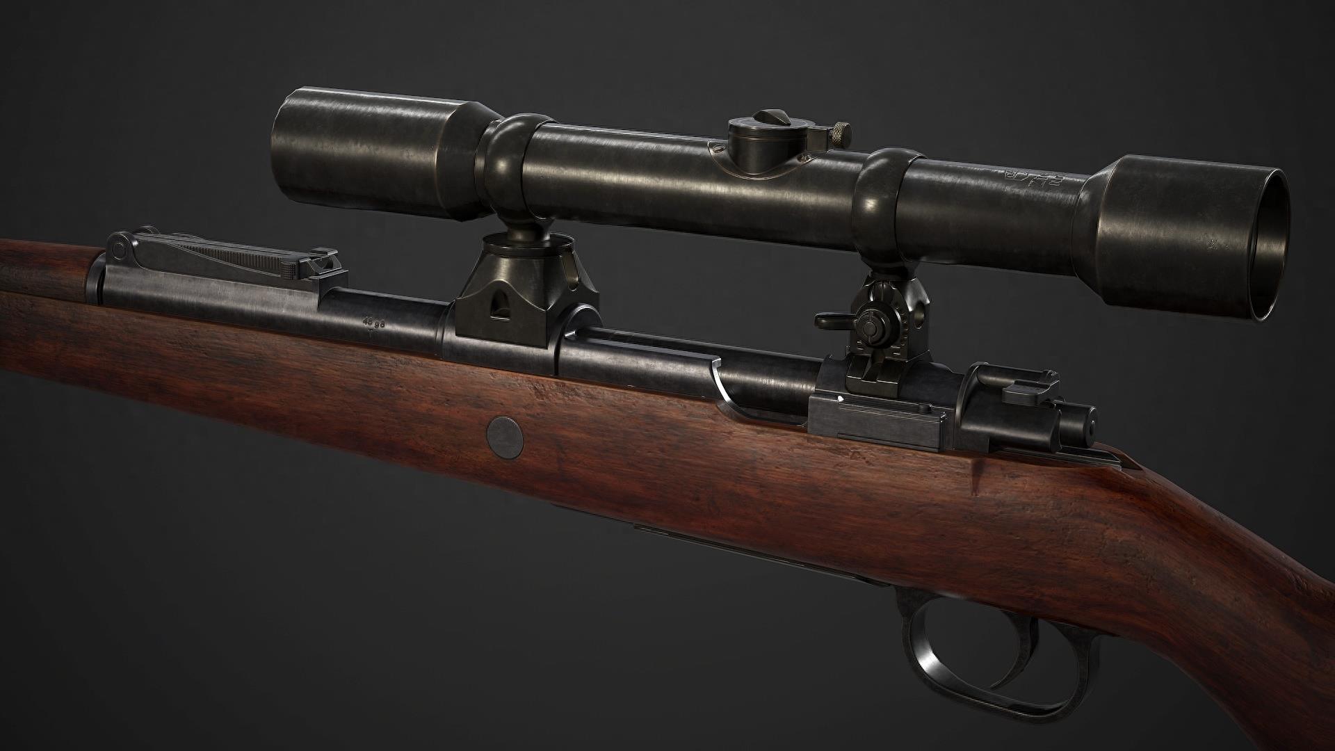 高清无码98K步枪大图,值得武器迷收藏