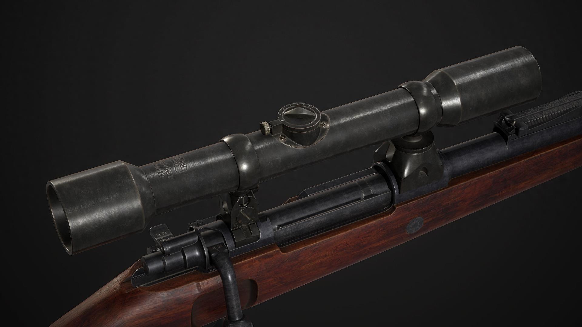 高清无码98K步枪大图,值得武器迷收藏