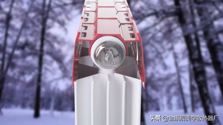 暖气片里面结构图（铜铝复合散热器的内部构造）
