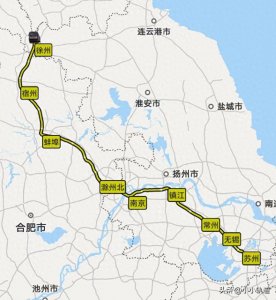 ​K5815次列车由徐州至苏州，耗时约7小时，走京沪线