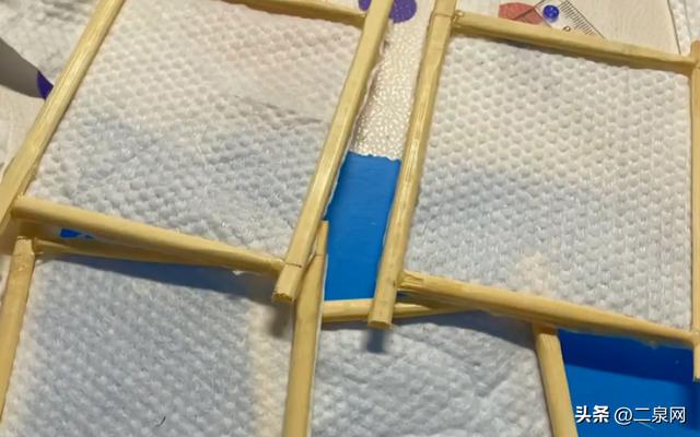 筷子制作花灯的手工制作（神奇的无锡妈妈）(3)