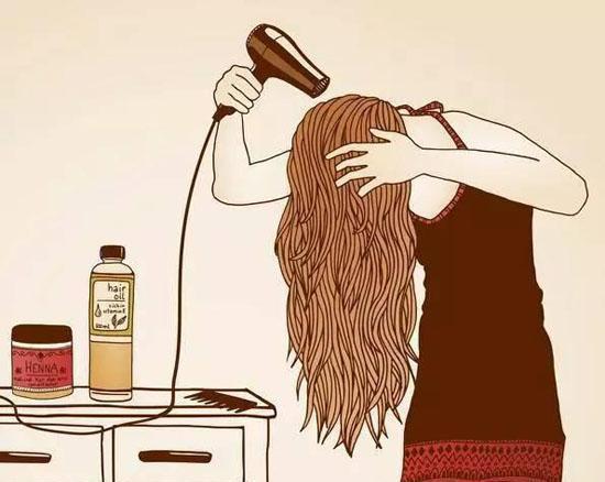 不用吹风机怎样才能1分钟把头发弄干！头发速干的方法