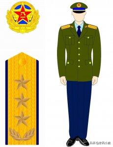 ​中国空军，99式军衔肩章，没有比这里更细节和更全面的了！