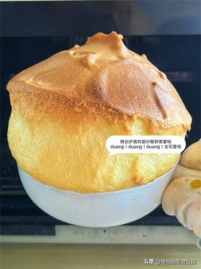 ​无油无面粉的超低卡舒芙蕾，女儿说像棉花一样柔软好吃