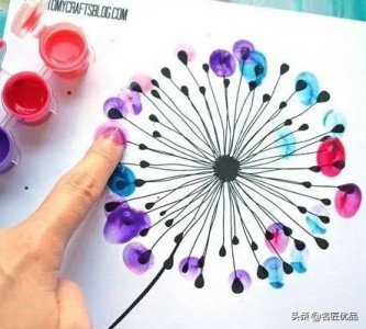 ​指纹的妙用！创意绘画从手指开始，20+创意手指画，必收藏