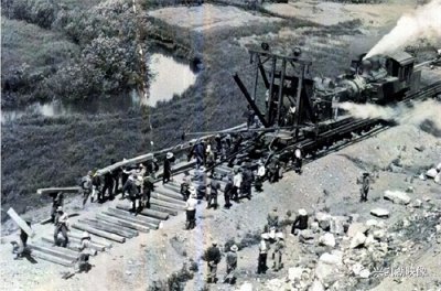 ​虎林老照片——密东铁路