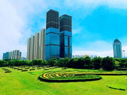 山西临汾市汾河公园